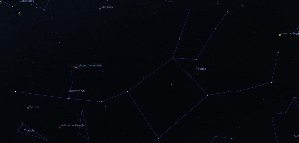 top des constellations de septembre : constellation de Pégase