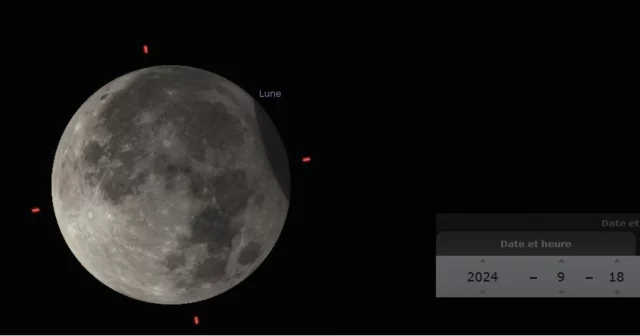 Préparez-vous ! Demain matin aura lieu une éclipse partielle de Lune 🌒. C'est facile à observer, pas besoin d'instruments. C'est une petite préparation aux éclipses totales qui auront lieu l'année prochaine.Le phénomène va commencer à partir de 2h40, il faudra donc se lever tôt ! Le maximum est attendu pour 4h45. Pour voir le phénomène il faudra disposer d'un horizon sud-ouest dégagé. 🔭